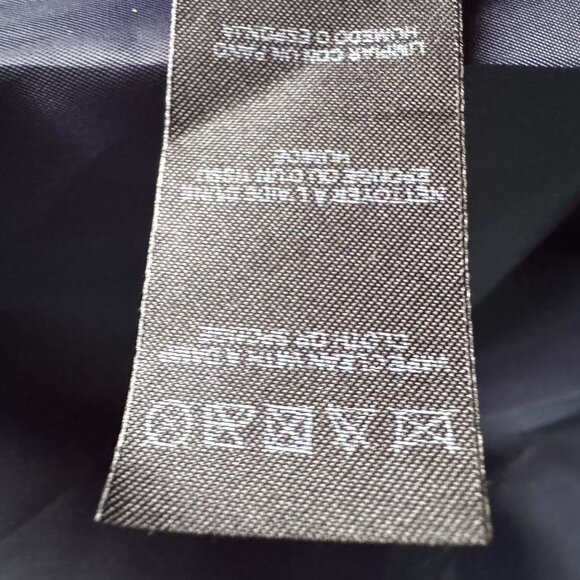 ASOS Curve Navy Coated Snap Front Hooded Raincoat in Women's 16 - Picture 11 of 12